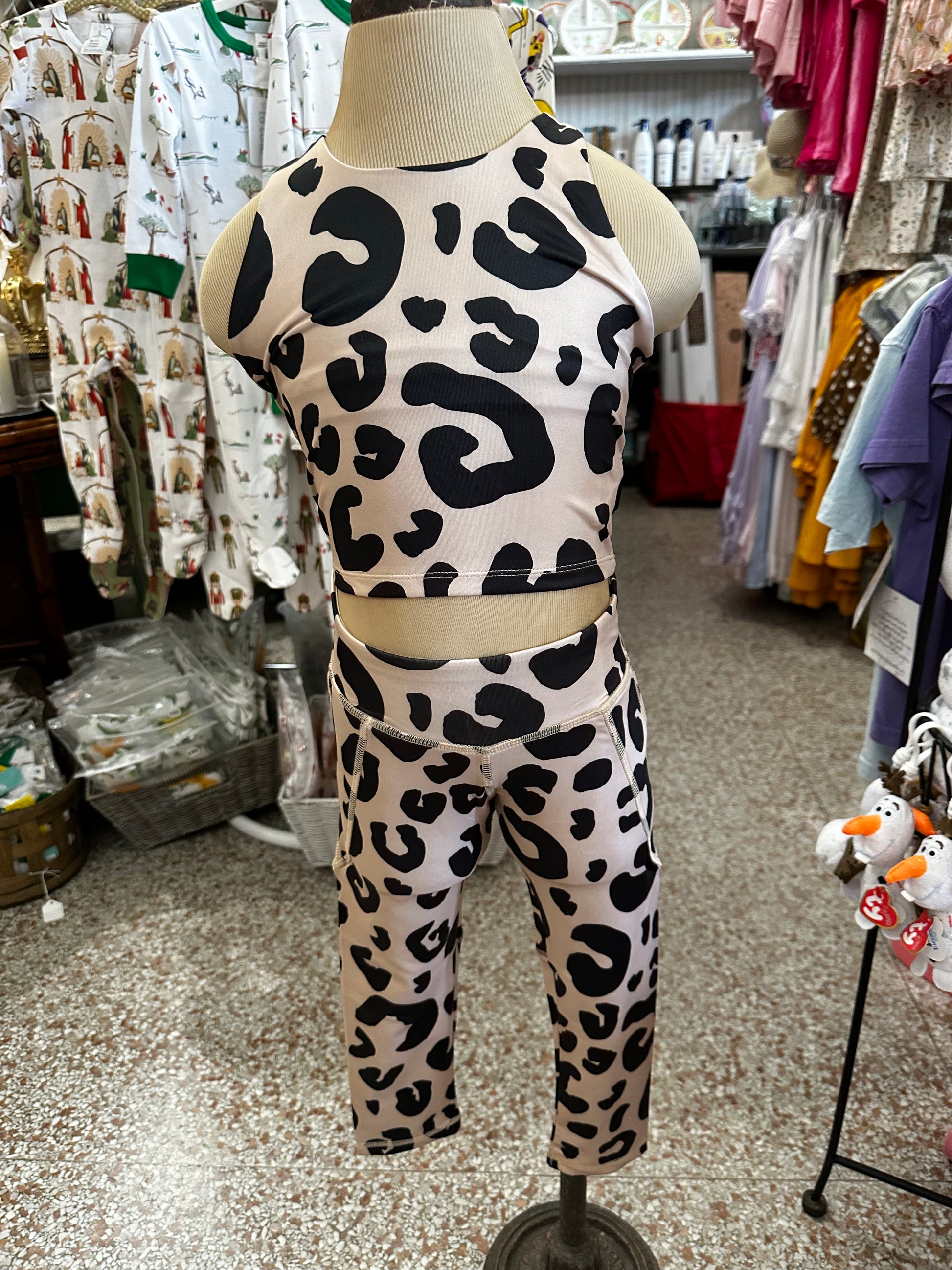 Mono B Leopard Foil Sports Bra – Lolly Girl Boutique